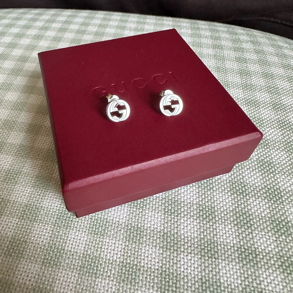 Gucci interlocking-G stud earrings